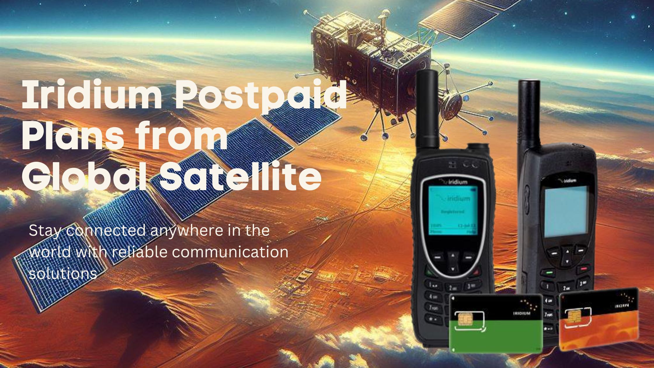 Unlock Seamless Connectivity with Iridium Postpaid Plans from Global Satellite